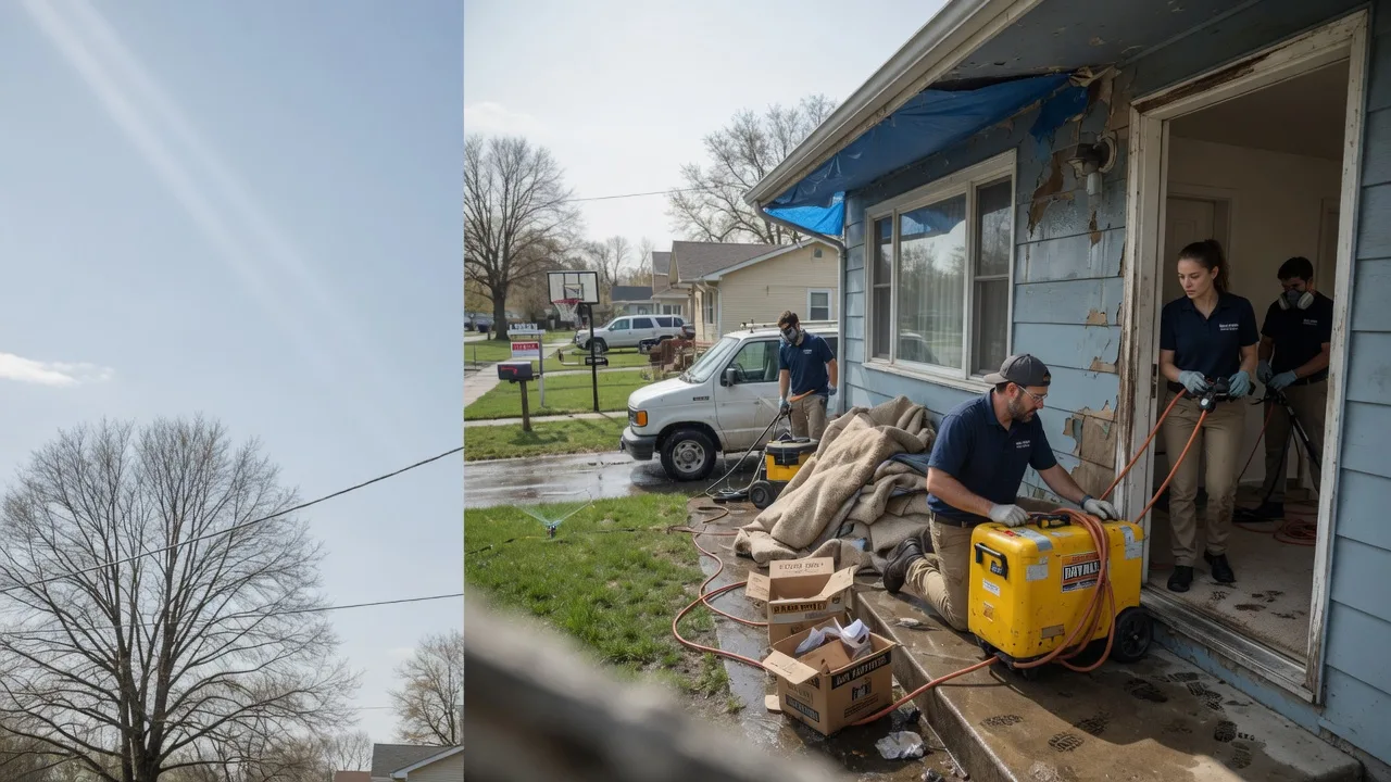 Basement Flood Cleanup in Vanlue, OH near me